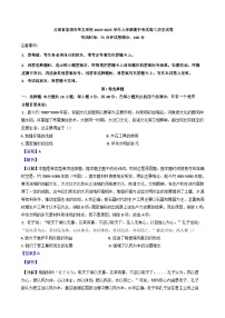 云南省昆明华文学校2024-2025学年高三上学期期中历史试题（解析版）