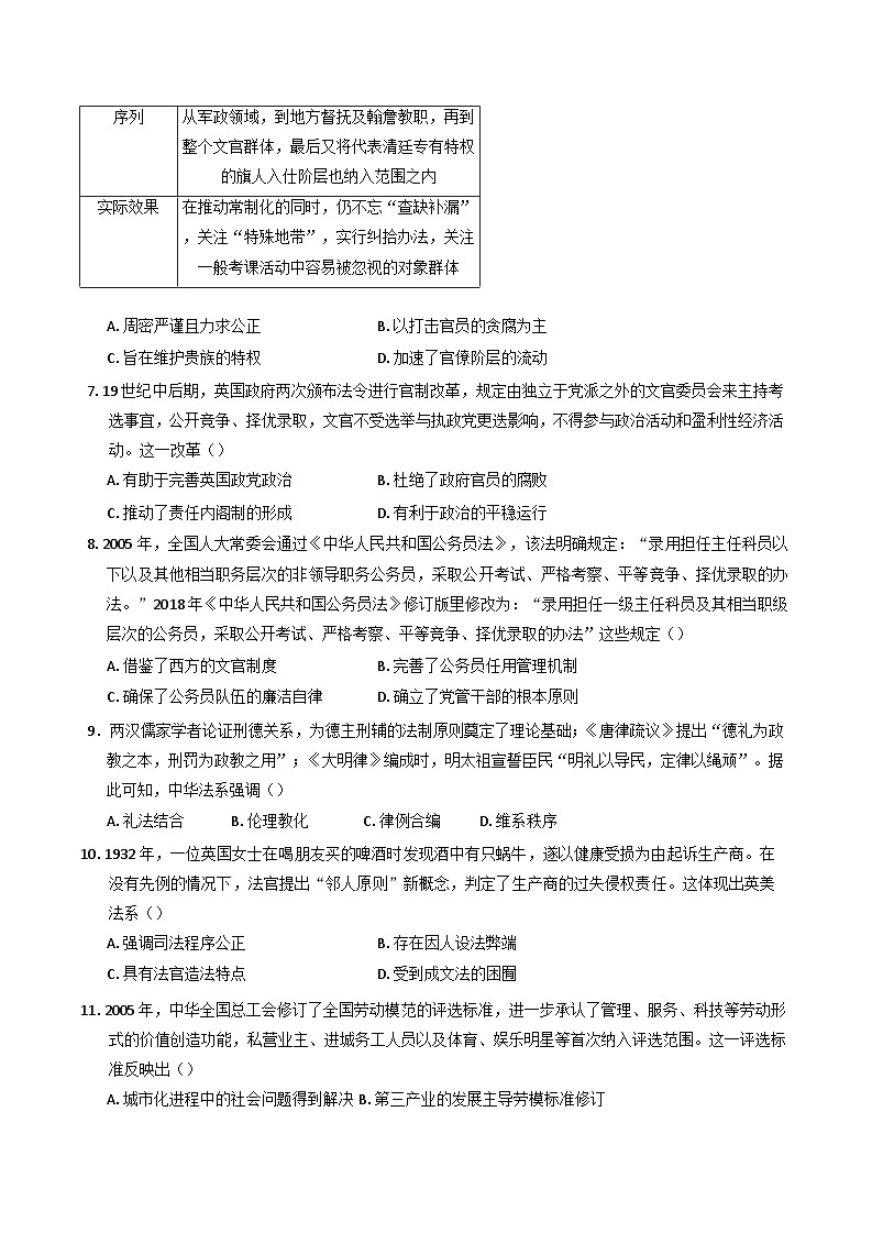 四川省达州外国语学校2024-2025学年高二上学期期中考试历史试题(含解析)第2页