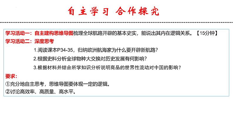 整体建构：走向整体的世界——建构单元体系，理顺全球航路开辟与世界格局的关系 课件--2025届高三历史一轮复习第6页