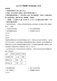 2025邵阳武冈高三上学期期中考试历史试题含解析