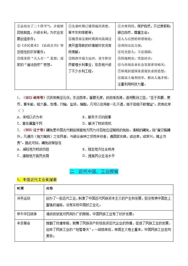 高考热点06 生态文明，美丽中国（讲义）（原卷版）第2页