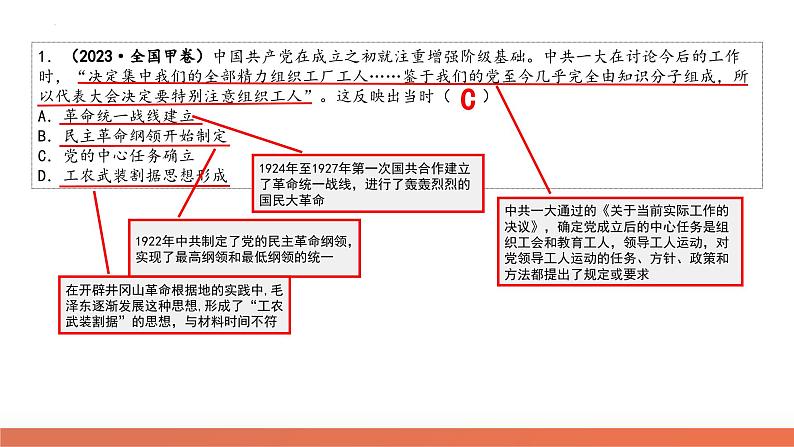 高考热点01 红色党史，逐梦征程（课件）-2024年高考历史二轮复习讲练测（新教材新高考）第7页