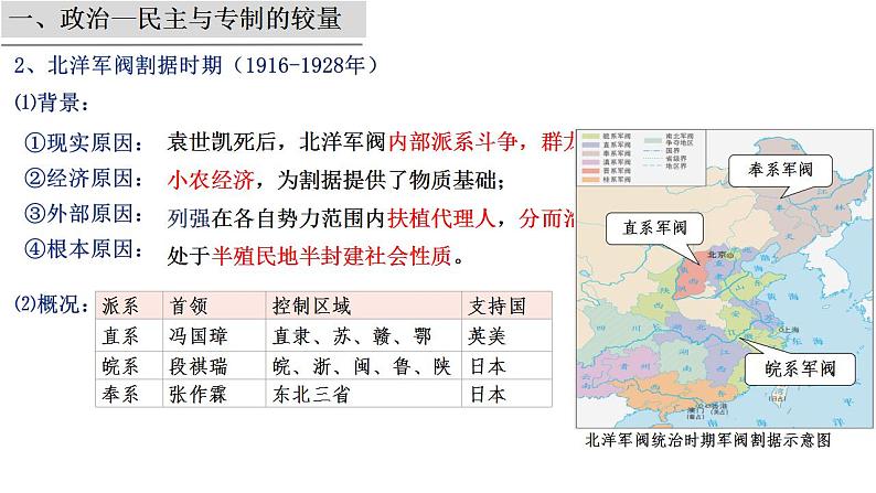 第17讲_北洋军阀统治时期的政治、经济与文化 课件 课件--2025届高三统编版2019必修中外历史纲要上册一轮复习07