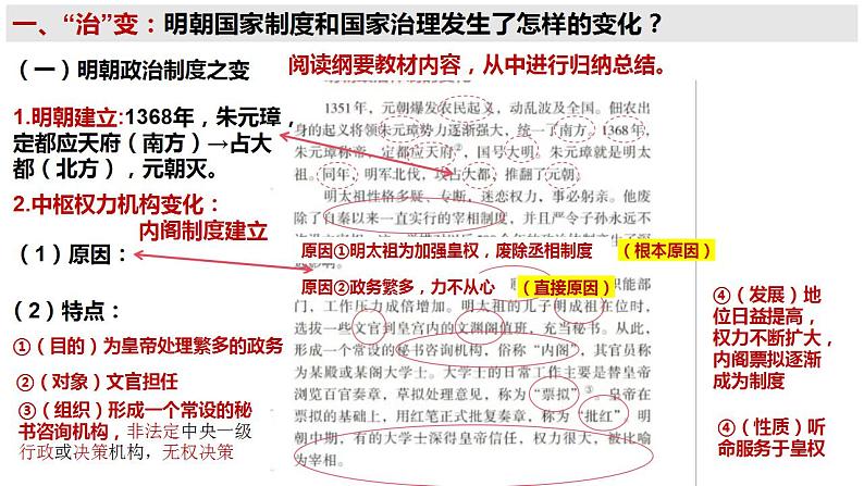 课时16 “治”变与易代——明朝的政治制度与国家治理 课件2025届高三历史统编版一轮复习第8页