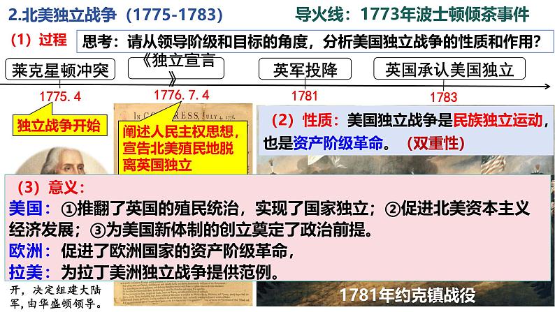 第7讲 资产阶级革命和资本主义制度的确立-2025年高考历史一轮复习通史精要课件（统编版选必融合）第7页