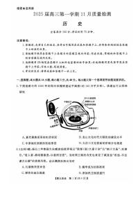 河南省部分示范性高中2024-2025学年高三上学期11月联考历史试题