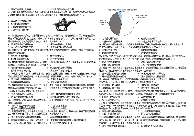 高一11月月考历史试题 第2页