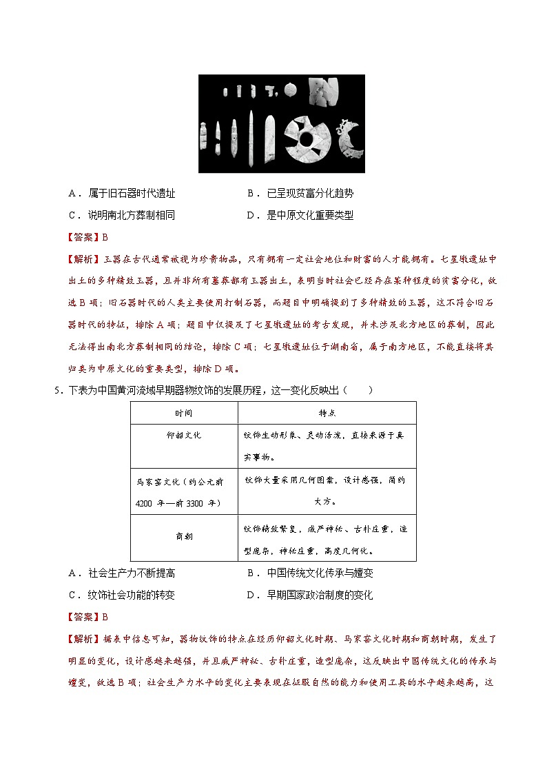 专题01 经国序民—中国古代国家制度体系的建立（练习）-2025年高考历史二轮复习（新高考通用）（解析版）第3页