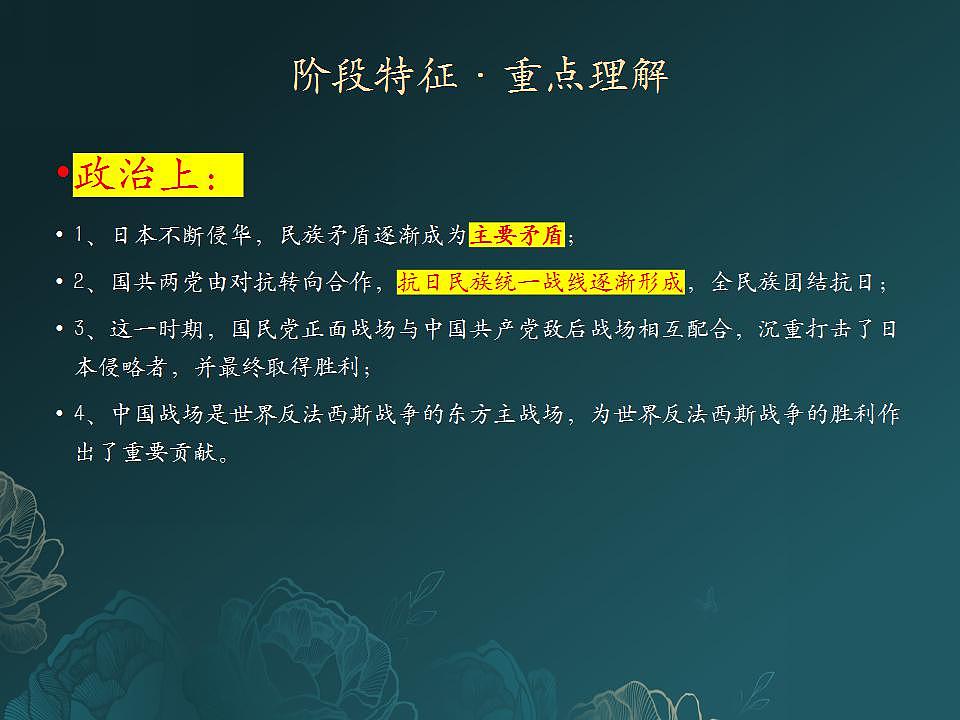 2025届高考历史学科重点复习课件（抗日战争）第4页