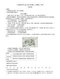 2024-2025学年度江西省赣州市大余县部分学校高一上学期12月月考历史试题