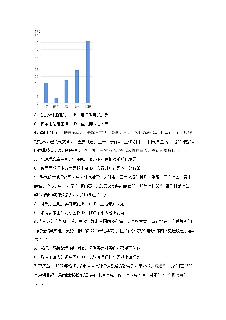 广东省汕头市金山中学2023-2024学年高二上学期期末历史试题第2页