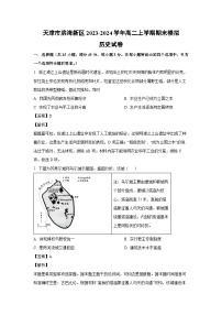 天津市滨海新区2023-2024学年高二（上）期末模拟历史试卷（解析版）