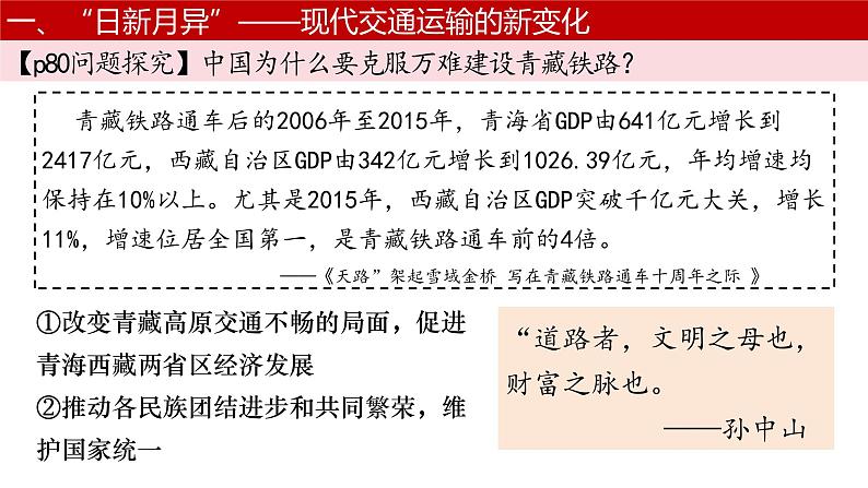 第13课+现代交通运输的新变化+课件--2024-2025学年高二历史统编版（2019）选择性必修2经济与社会生活第6页