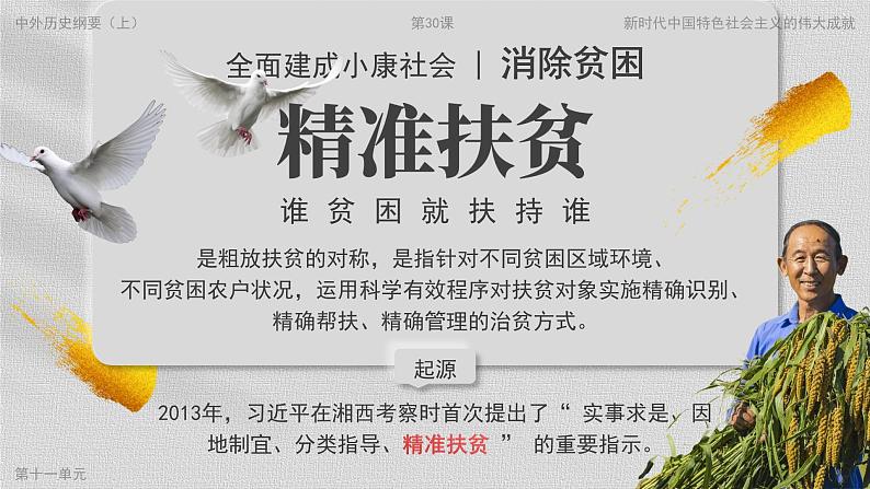 高中历史人教统编版必修中外历史纲要上30新时代中国特色社会主义的伟大成就精品课件第4页