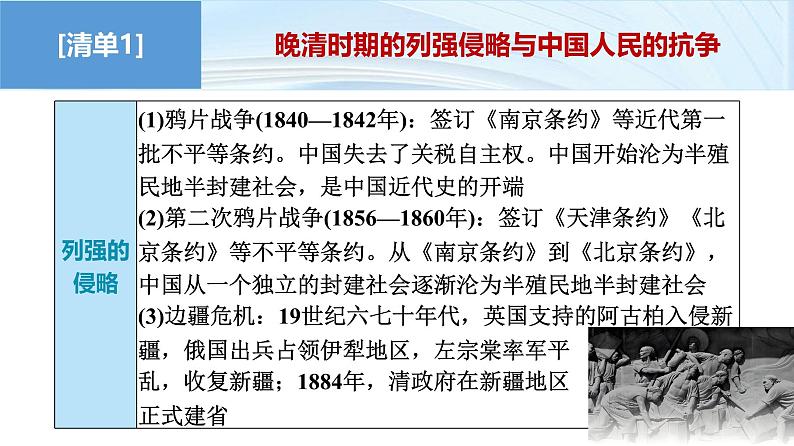 第三部分　考前增分一   知识主线(五)　中华文明的变革与转型——晚清时期-【备战2025】高考历史二轮复习课件第3页