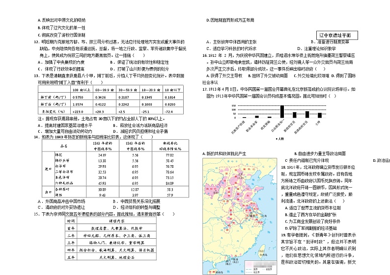 河北省武安市第一中学2024-2025学年高二上学期12月月考历史试题第2页