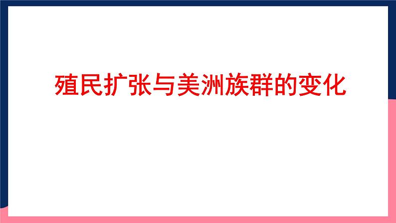 人教统编版高中历史选择性必修7《 近代殖民活动和人口的跨地域转移》（教学课件）第6页