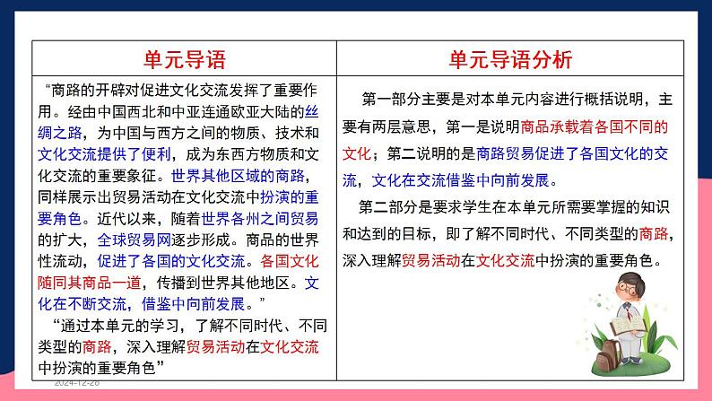 人教统编版高中历史选择性必修第四单元 《商路贸易与文化交流》（单元解读）第4页