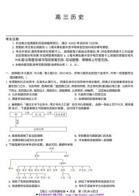 2024～2025学年江西省九师联盟高三(上)12月联考(月考)历史试卷(含答案)