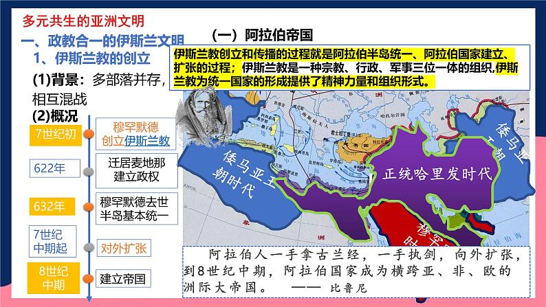 人教统编版高中历史中外历史纲要下册4《 中古时期的亚洲》（教学课件）第5页