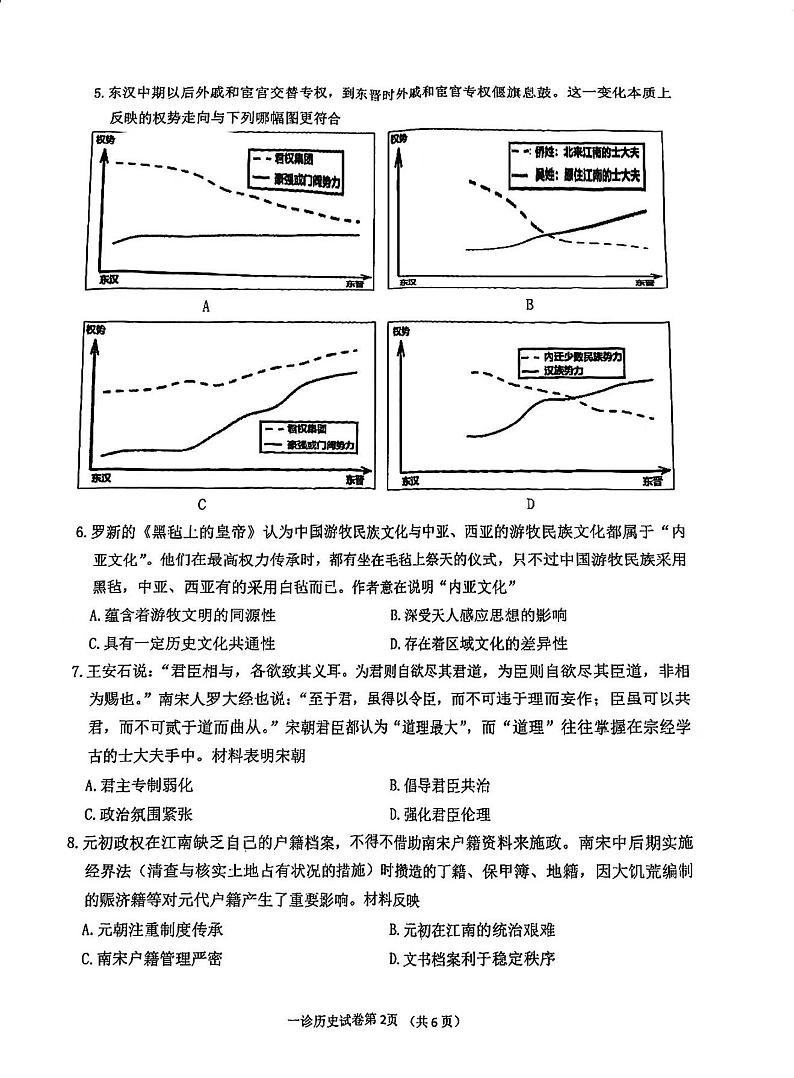 历史试卷第2页