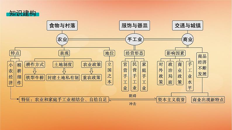 专题版2025届高考历史二轮总复习板块一中国古代史专题三自然经济的代表__中国古代的经济与社会生活课件第4页