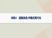 通史版2025届高考历史二轮总复习热点专项练训练4道路自信中国式现代化课件