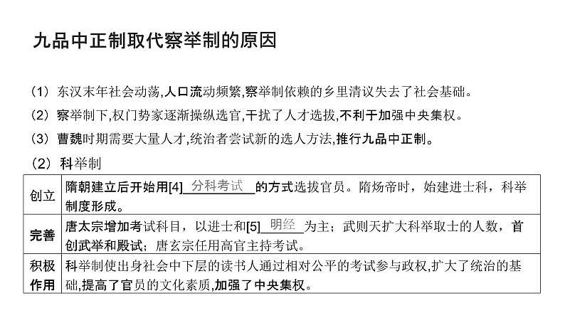 第二单元 三国至隋唐的制度创新与文化传承（课件）-2025年高考历史二轮专项复习第6页