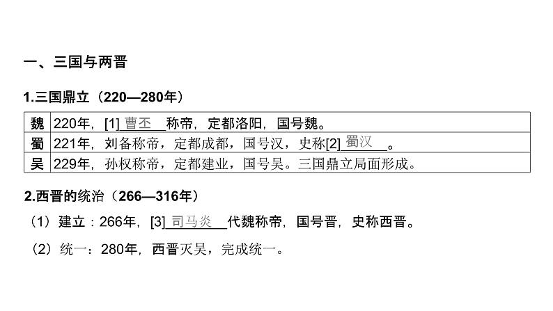 第二单元 三国至隋唐五代的政权更迭与民族交融（课件）-2025年高考历史二轮专项复习第5页