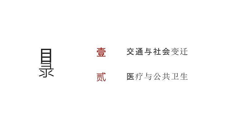 第十五单元 交通与社会变迁、医疗与公共卫生（课件）-2025年高考历史二轮专项复习第2页