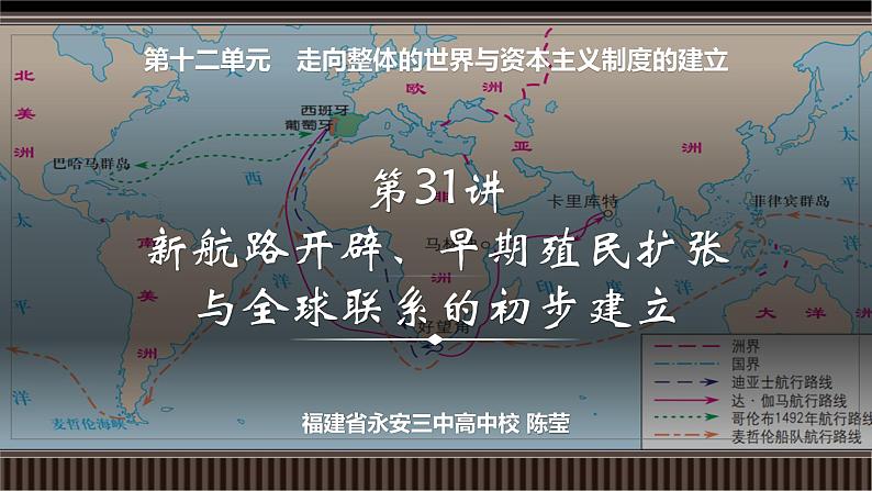 第31讲 新航路开辟、早期殖民扩张与全球联系的初步建立-【备战2025】2025届新高考历史一轮复习备考课件（新教材新高考）第2页