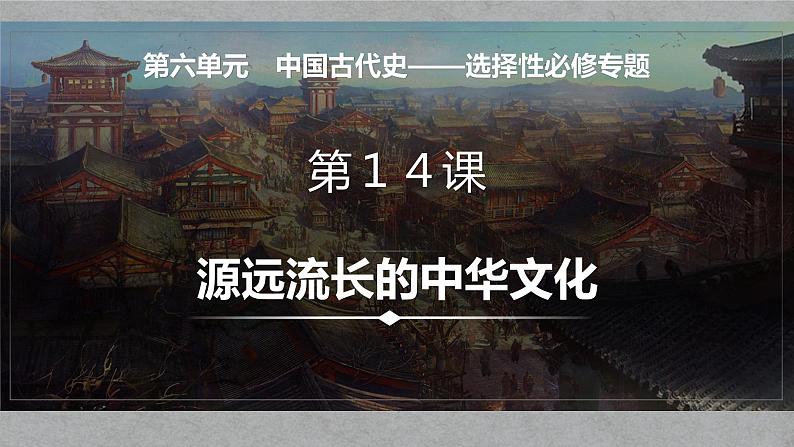 第14讲 中国古代史选择性必修专题——源远流长的中华文化-【备战2025】2025届新高考历史一轮复习备考课件（新教材新高考）第2页