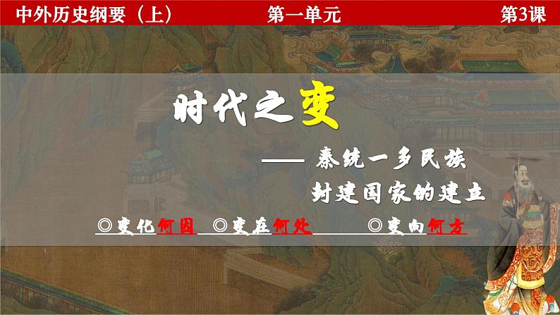 中外历史纲要上第3课《秦统一多民族封建国家的建立》课件第2页