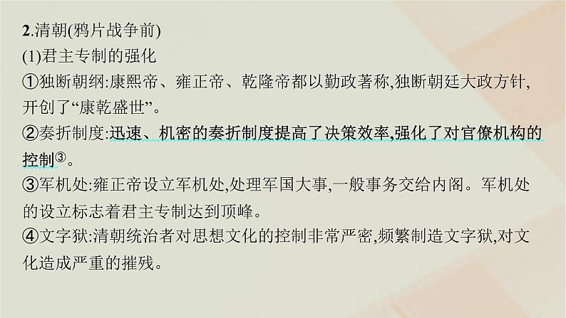 通史版2025届高考历史二轮总复习第一编通史整合板块一第四讲中华文明的辉煌与危机__明清时期课件第8页