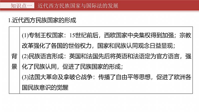 板块三　专题十一　近代以来的国际关系和国际格局的演变--2025年高考历史大二轮复习（课件）第7页