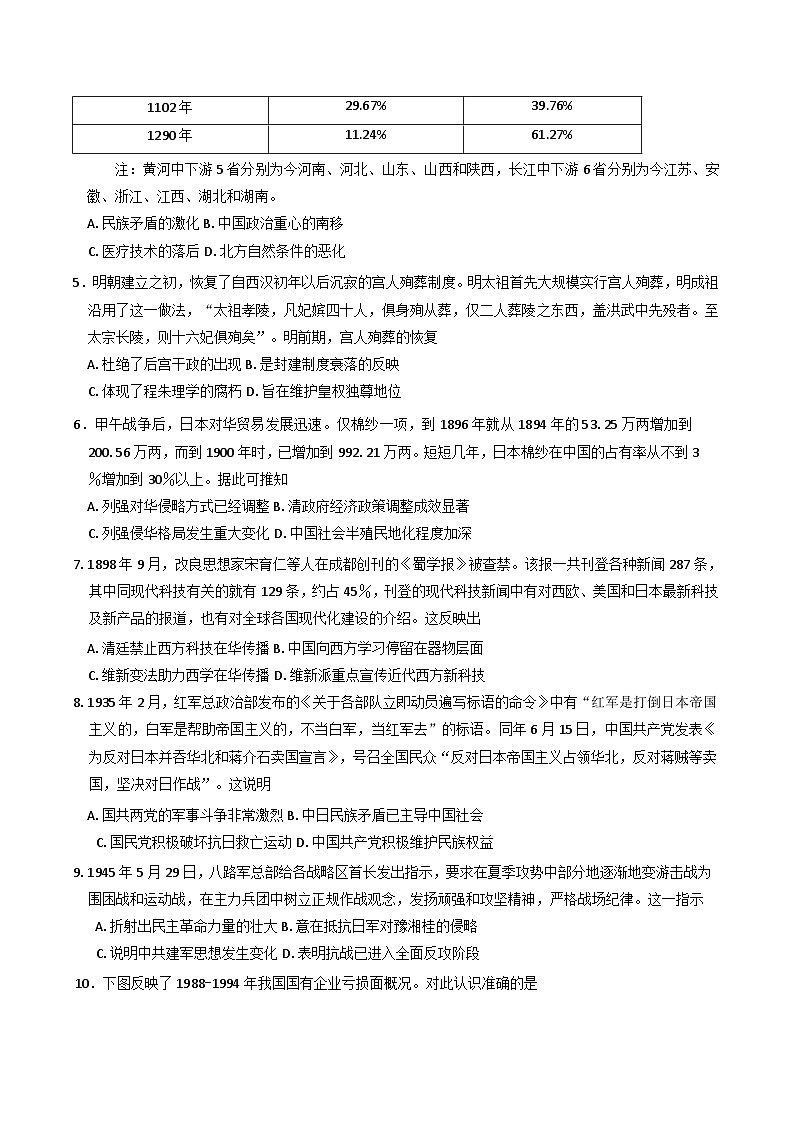 甘肃省靖远县第二中学2024-2025学年高三上学期1月月考历史试题(含解析)第2页