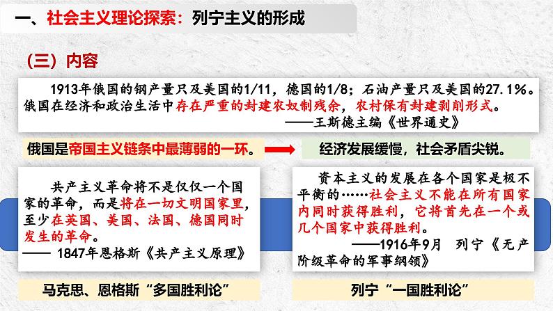 第15课 十月革命的胜利与苏联的社会主义实践 课件 （30页）第8页