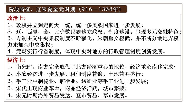 2025届高考历史一轮复习课件：第10讲 辽夏金元的统治（41页）第5页