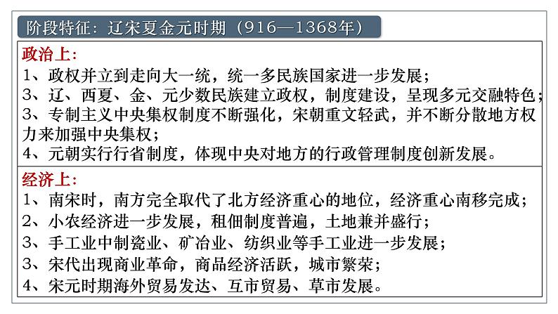 2025届高考历史一轮复习课件：第11讲 辽宋夏金元的经济与社会（48页）第5页