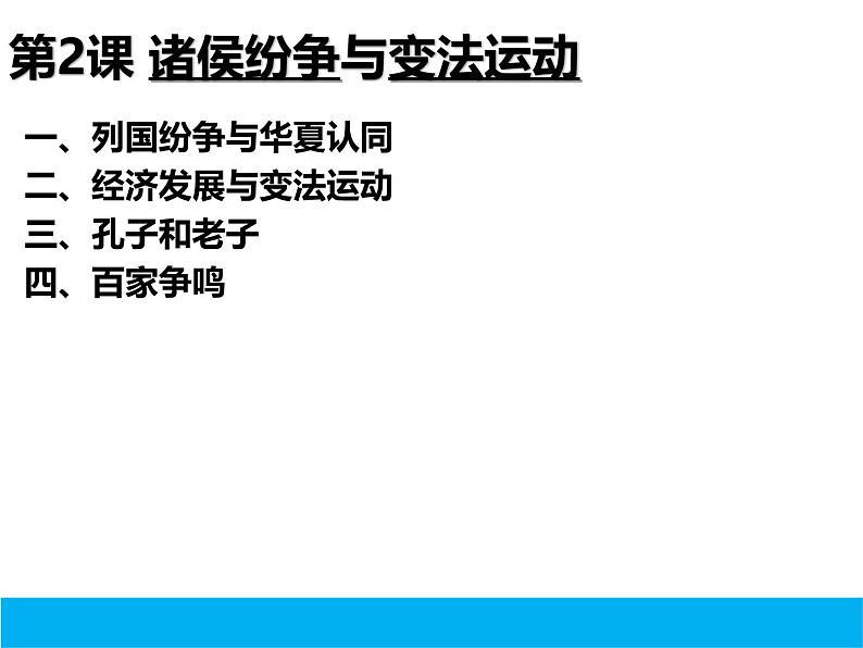 第2课 诸侯纷争与变法运动 课件第3页