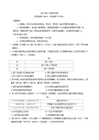 福建省宁德市部分学校2024-2025学年高三下学期2月开学考试历史试题(含解析)