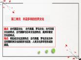 第二单元 丰富多样的世界文化（复习课件）-2024-2025学年高二历史（人教统编版选择性必修3：文化交流与传播）