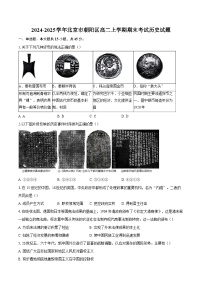 2024-2025学年北京市朝阳区高二上学期期末考试历史试题（含答案）