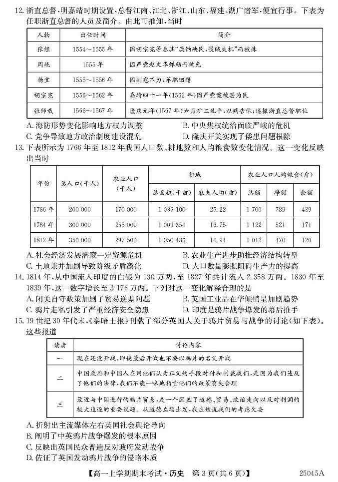 25045A深圳高一-历史第3页