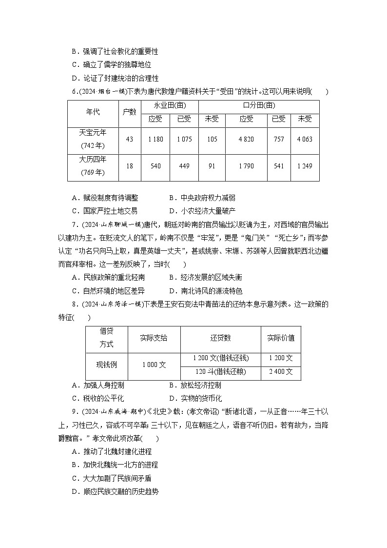 专题二　中国古代国家治理智慧 -  学生版第2页