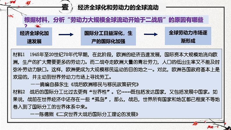 第8课 现代社会的移民和多元文化（同步课件）-2024-2025学年高二历史（人教版选择性必修3：文化交流与传播）第6页