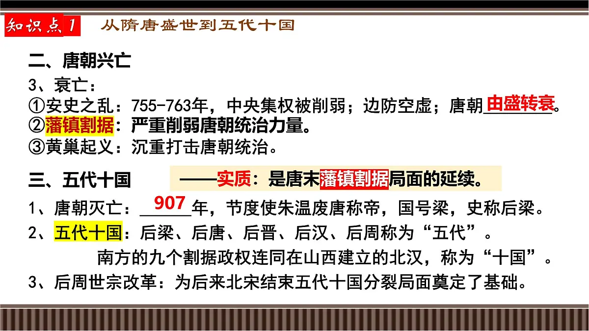 第06讲+从隋唐盛世到五代十国-【精准备考】2025年新高三历史一轮复习备课课件（新教材新高考）第6页