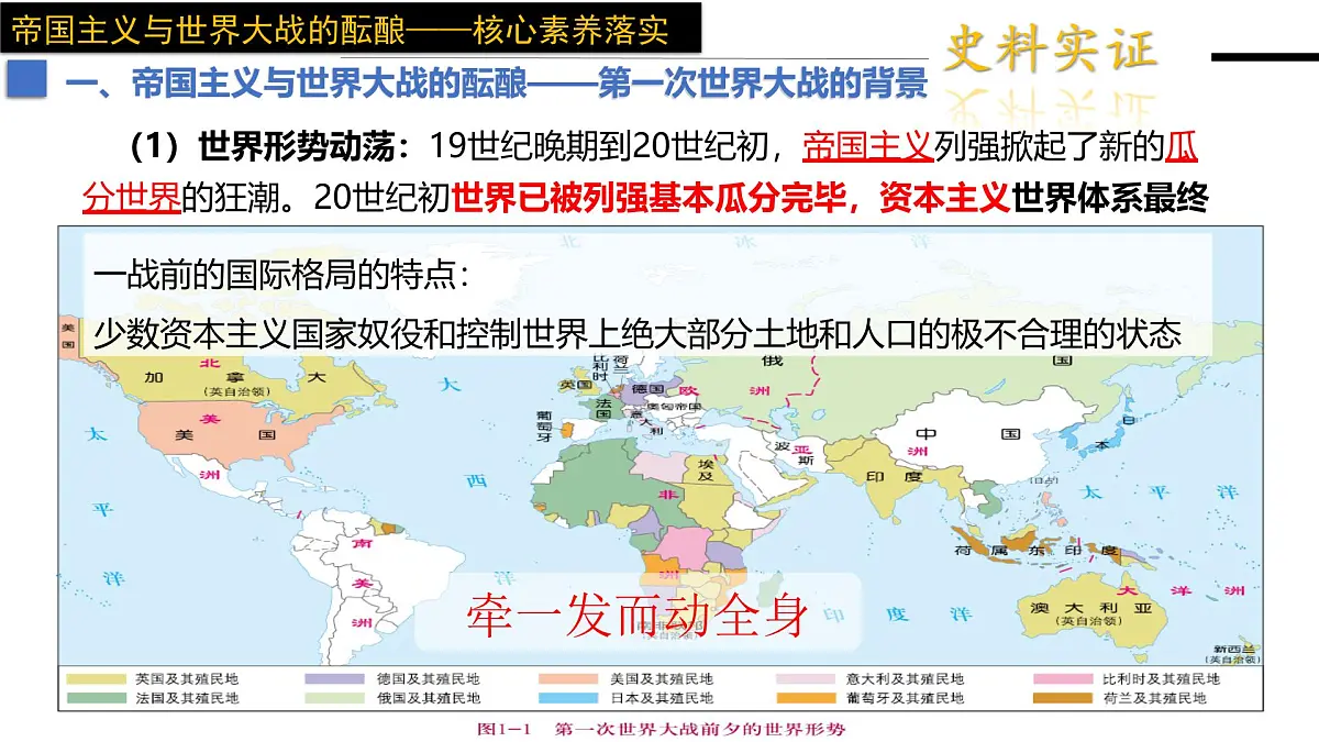 2024-2025学年高中历史（统编版中外历史纲要下）同步课件第14课第一次世界大战与战后国际秩序第5页