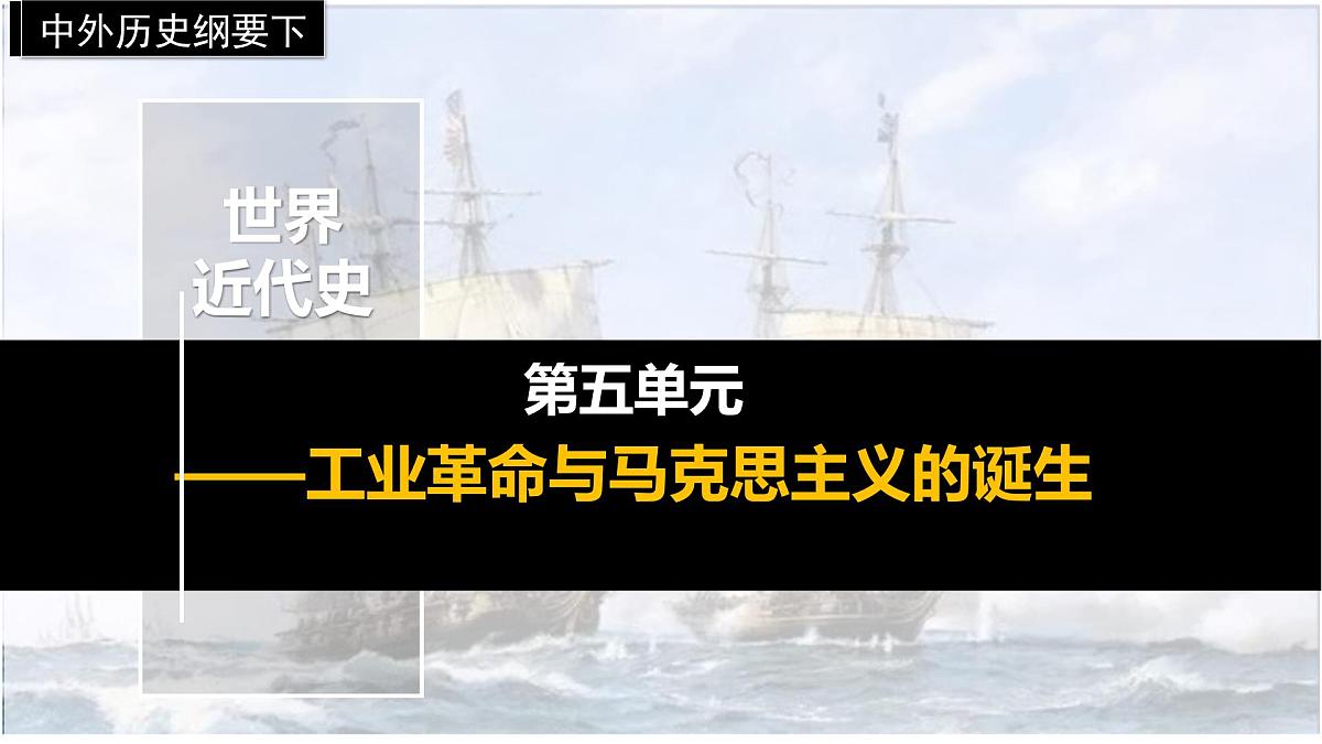 2024-2025学年高中历史（统编版中外历史纲要下）同步课件第11课马克思主义的诞生与传播第1页