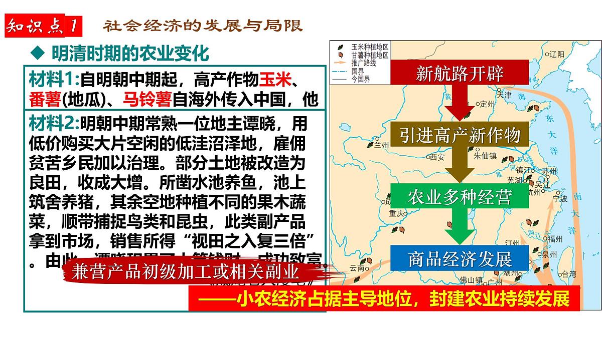 2025届高三历史一轮复习课件   明至清中叶的经济与文化第6页
